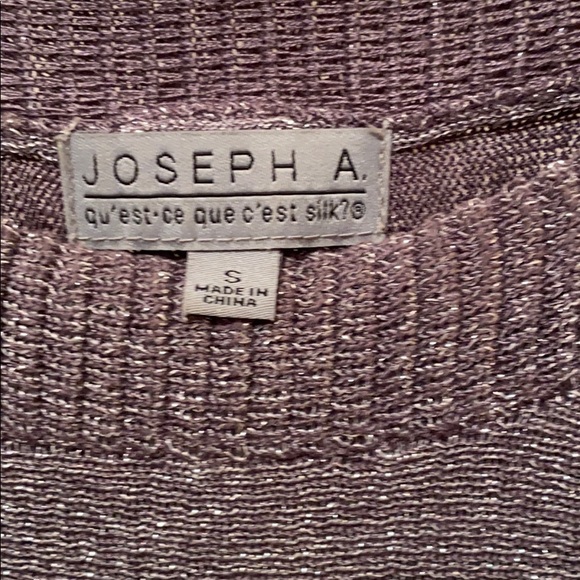 ๐3/$12. Joseph A. silver top/tunic in small. - Picture 2 of 5